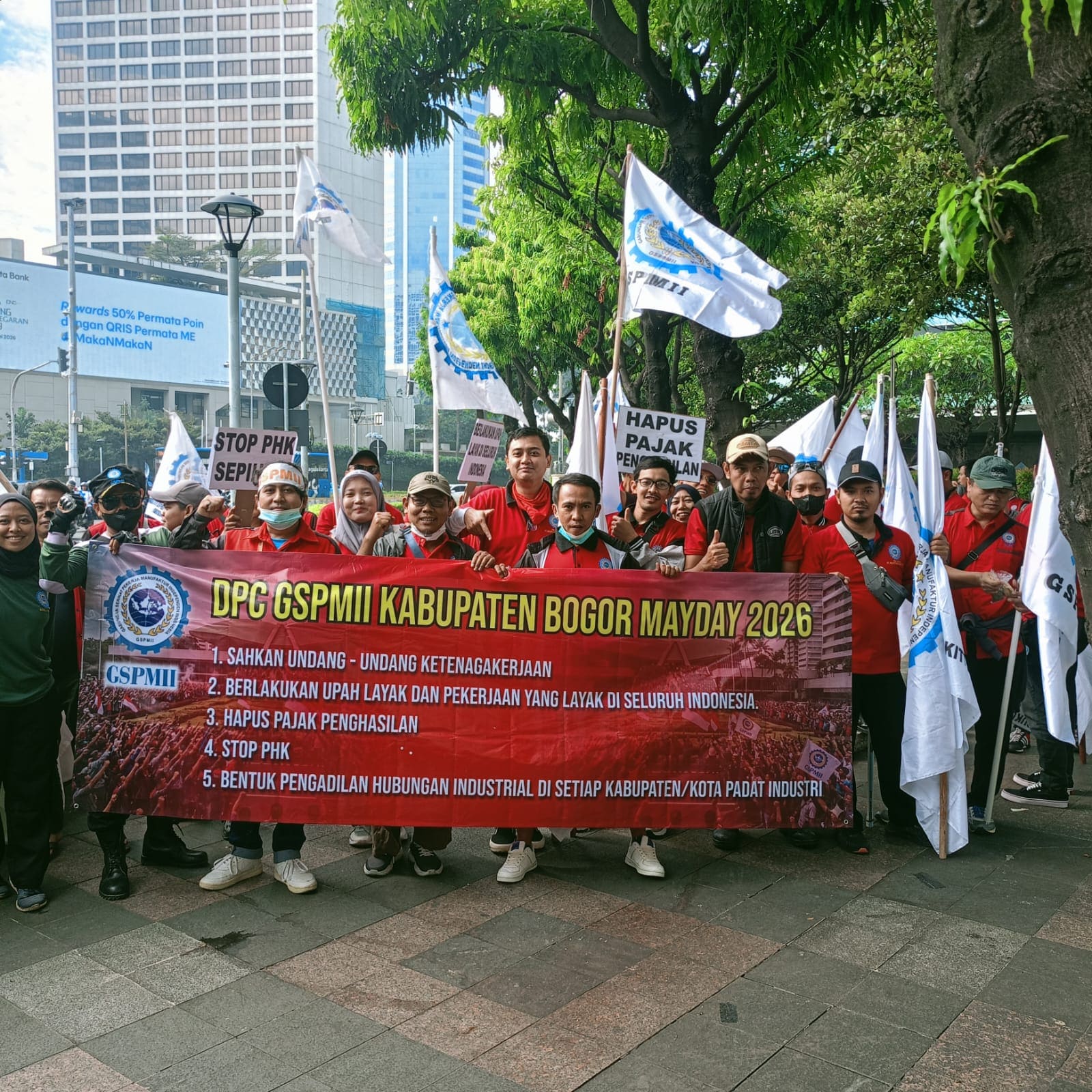 Aksi May Day 2026 GSPMII Kabupaten Bogor: Tuntutan Kesejahteraan Pekerja